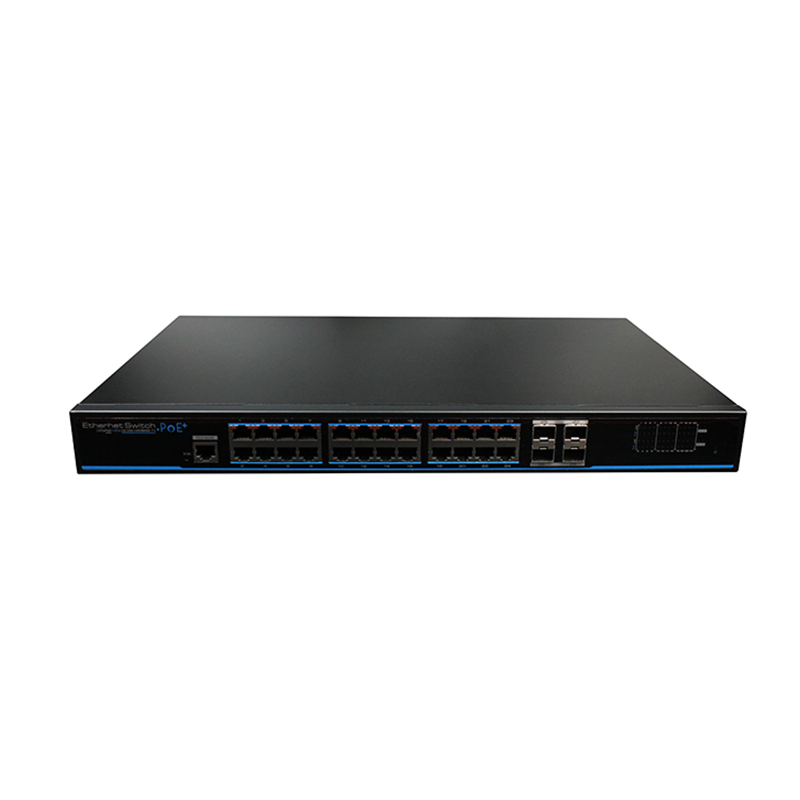 UTEPO 24 Port Gigabit Managed PoE + 4 Gb SFP Uplink Switch