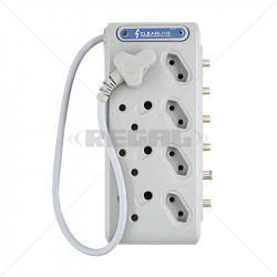 CL Multiplug 4 x 16A 3 Pin and 4 x 2 Pin + DSTV and TV Protection