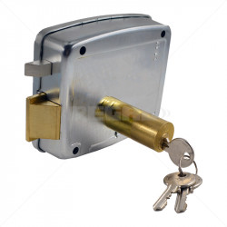 CISA Electric Rim Gate Lock Inward Open RHS with Push Button 12VAC