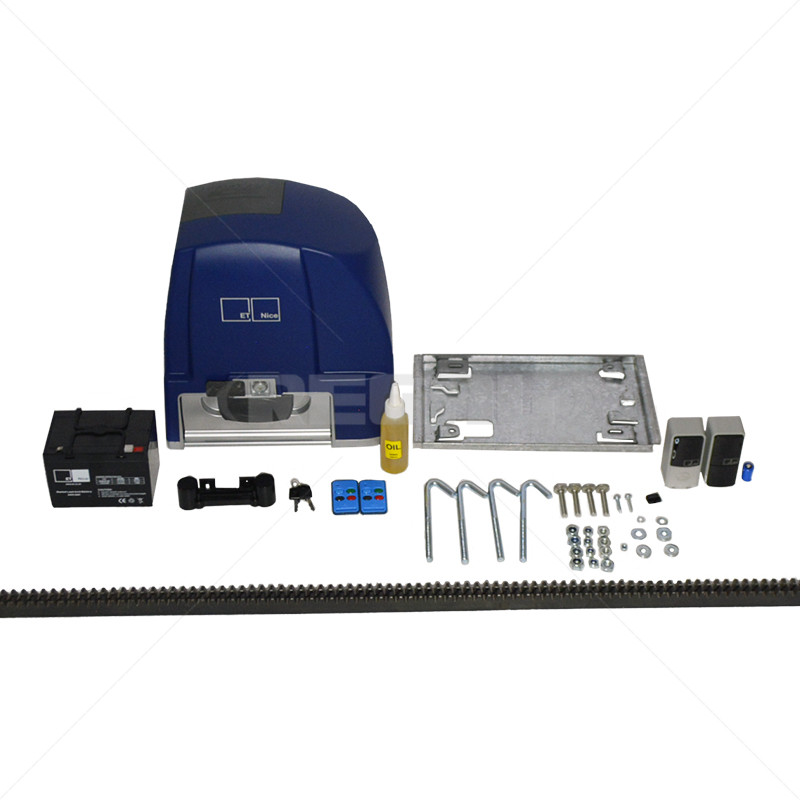 ET Drive 1000 Gate Motor + Battery + 2 x TX4 Incl Rack and Beams
