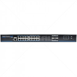 UTEPO 16 Port Gigabit Managed PoE + 4 SFP Uplink Switch