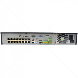 16 Channel NVR 160Mbps with 16 PoE - 4 SATA Bays incl 3TB HDD