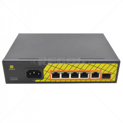Genata 4 Port Gigabit PoE + 1 Gb TP + 1 Gb SFP Uplink Switch