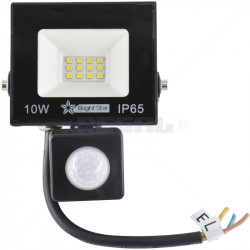 10 Watt LED Floodlight with Sensor 6000K 500 Lumins 30s Timer