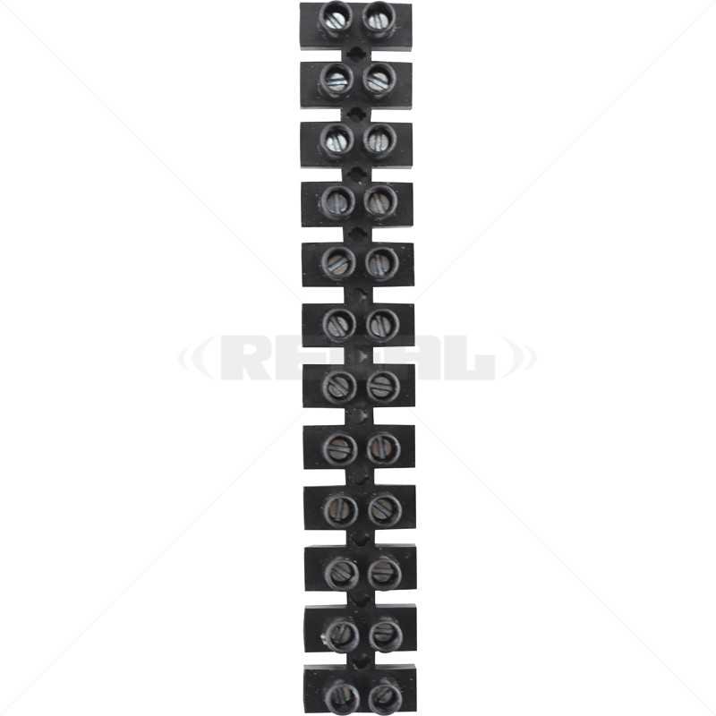 Connector Block - 15A 12 Way Black