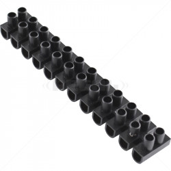 Connector Block - 15A 12 Way Black