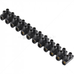 Connector Block - 6A Std Black