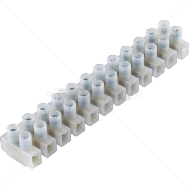 Connector Block - 3A Plate White