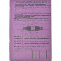 CABLE Splicing Kit - 4mm 1.1KV