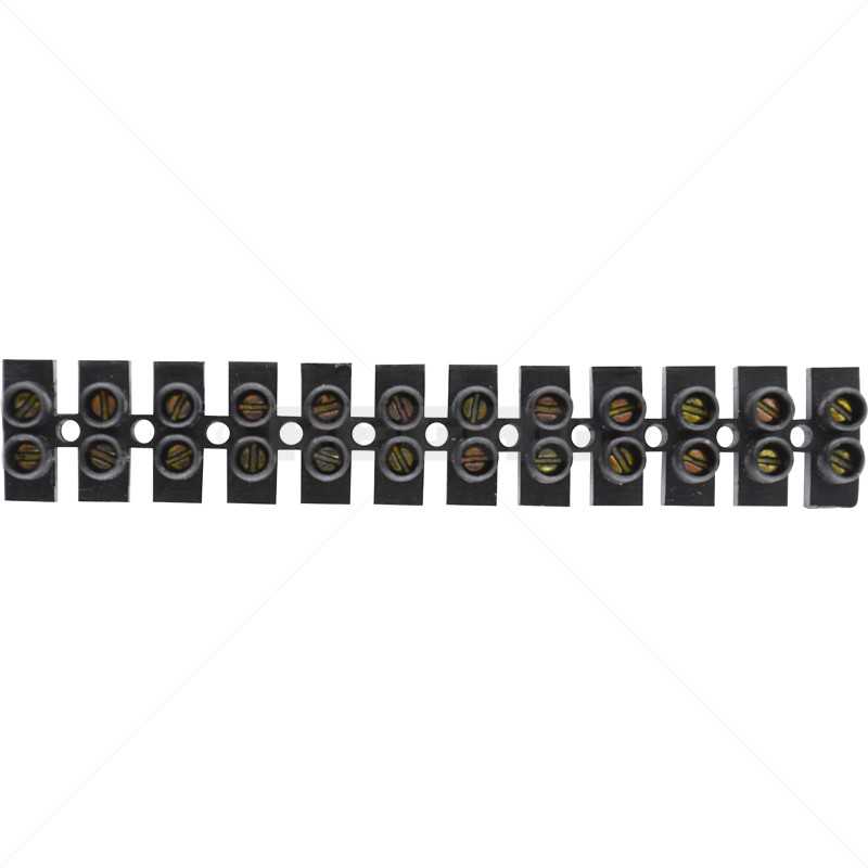 Connector Block - 3A Std Black