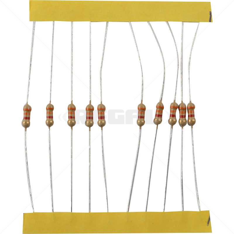 Resistor - 3K3 1/4W 5% / 10