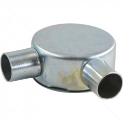 CONDUIT Bosal - 20mm 2 Way Angle box - With Lid and screw