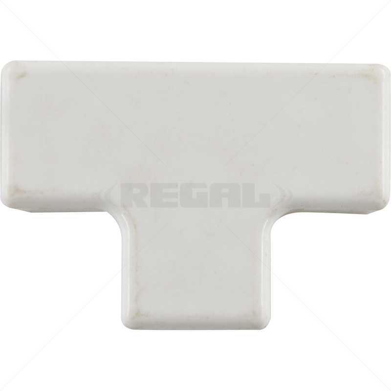 PVC - 16 x 16 Flat Tee - White