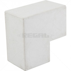PVC - 40 x 40 Flat Angle - White