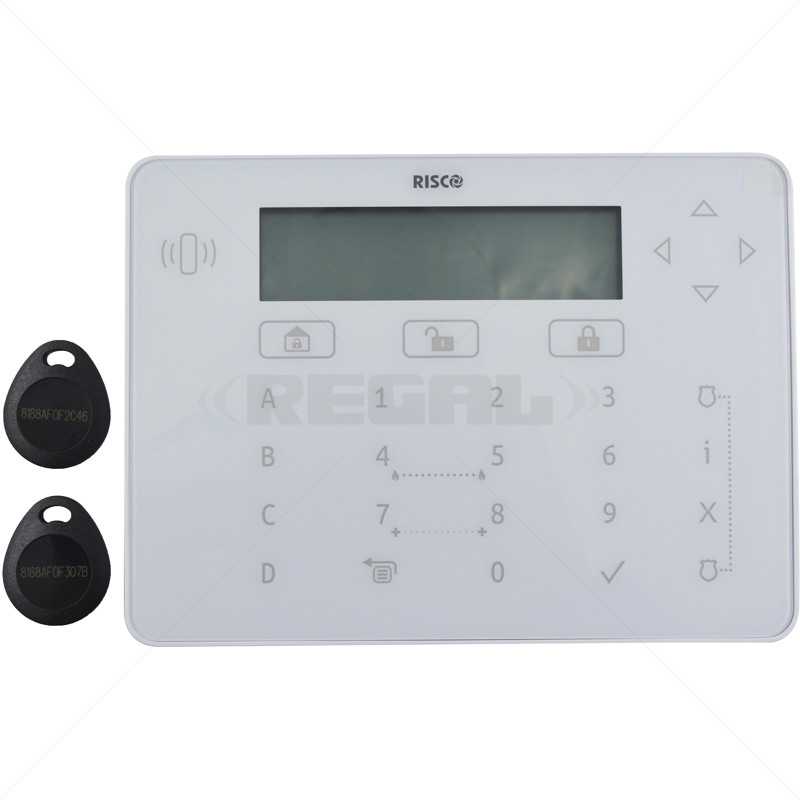 Risco Elegant Keypad with Proximity - White