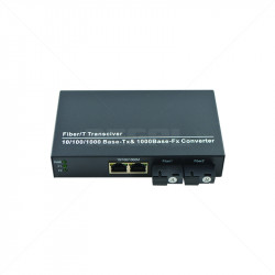 2 Port Gigabit Ethernet to Fibre Single Mode Media Convertor