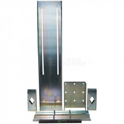 Universal Solar Panel Bracket Kit 20W-80W Mild Steel Zinc Electroplate