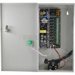 Securi-Prod CCTV Power Supply 9way 8Amp Distribution Box Power Store
