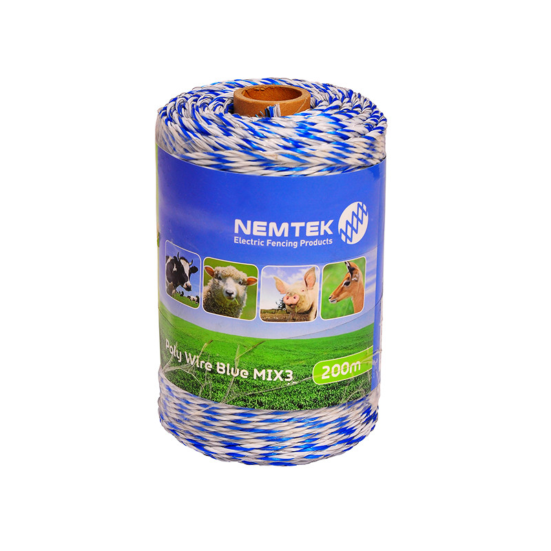 Poly Wire - Blue MIX3 - 200m