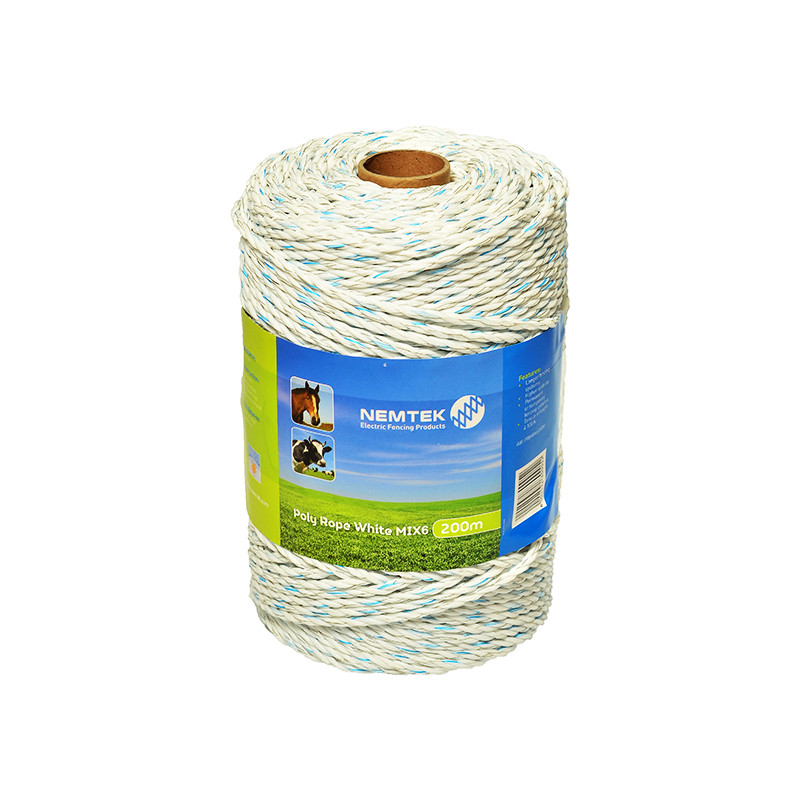 Poly Rope - White MIX6 - 200m