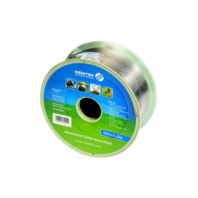 Aluminium Solid Wire 2.0mm 500m 3.3Kg