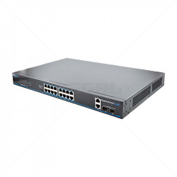 UTEPO 16 Port Gigabit PoE + 2 Gb TP + 2 Gb SFP Uplink Switch