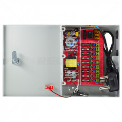 Securi-Prod CCTV Power Supply 9way 5Amp Distribution Box