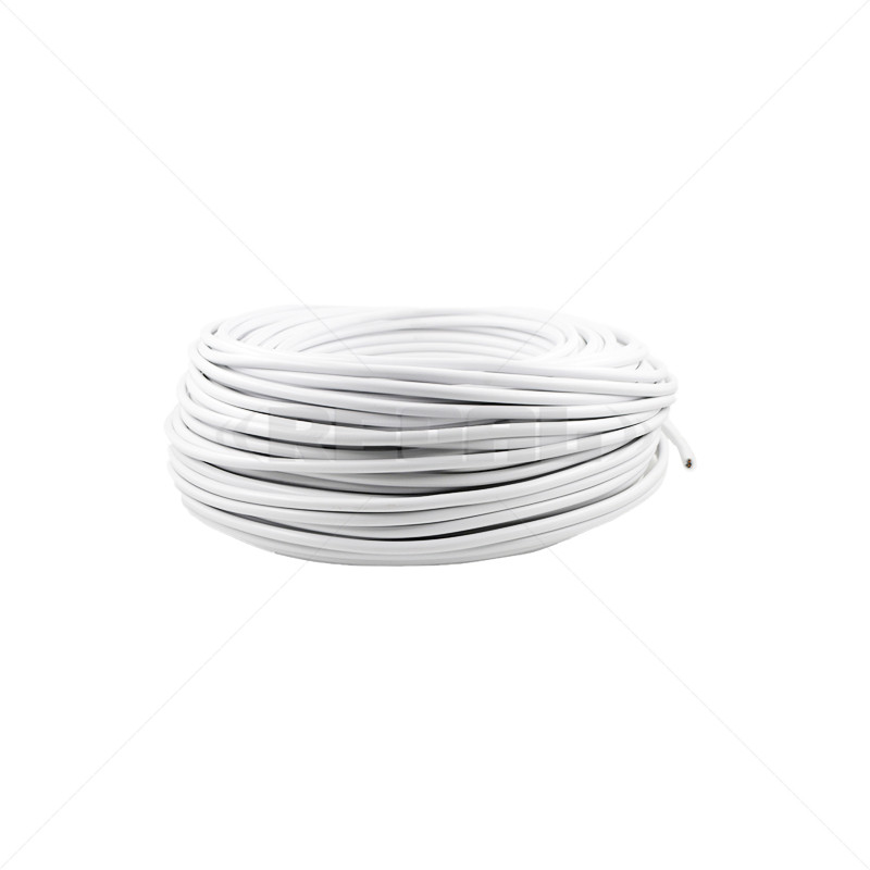Cabtyre - 0.5mm 3 Core White / 100m