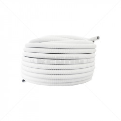 CONDUIT PVC - 20mm Flex Sold per Meter White (50m Rolls)