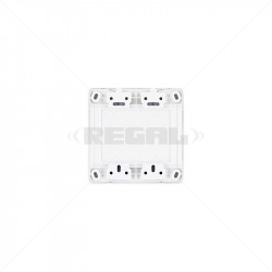 CONDUIT PVC Cover Plate - 4 x 4" Box