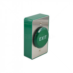 Securi-Prod Surface Mount Exit Button - Green NO and NC