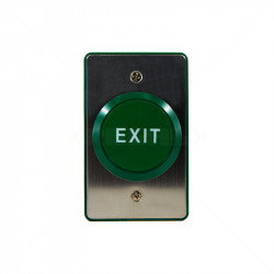 Securi-Prod Surface Mount Exit Button - Green NO and NC